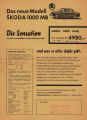 ŠKODA 1000 MB: Legendární model slaví 55. výročí