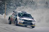 ŠKODA na GP Ice Race v Zell am See se zavodními speciály FABIA R5 a legendárním vozem ŠKODA 130 RS