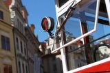 Obrazem: Slavnostní průvod autobusů k výročí 100 let od zahájení pravidelného provozu autobusů v Praze
