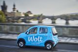 Wolt elektromobil Praha most